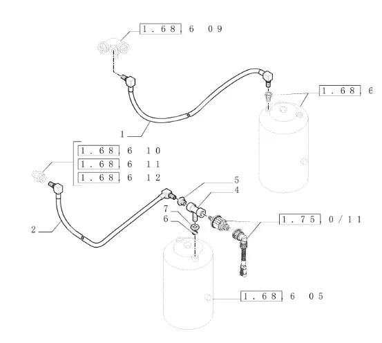 87519555 - Тормозной шланг